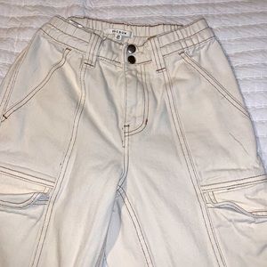 PacSun Cream Cargos